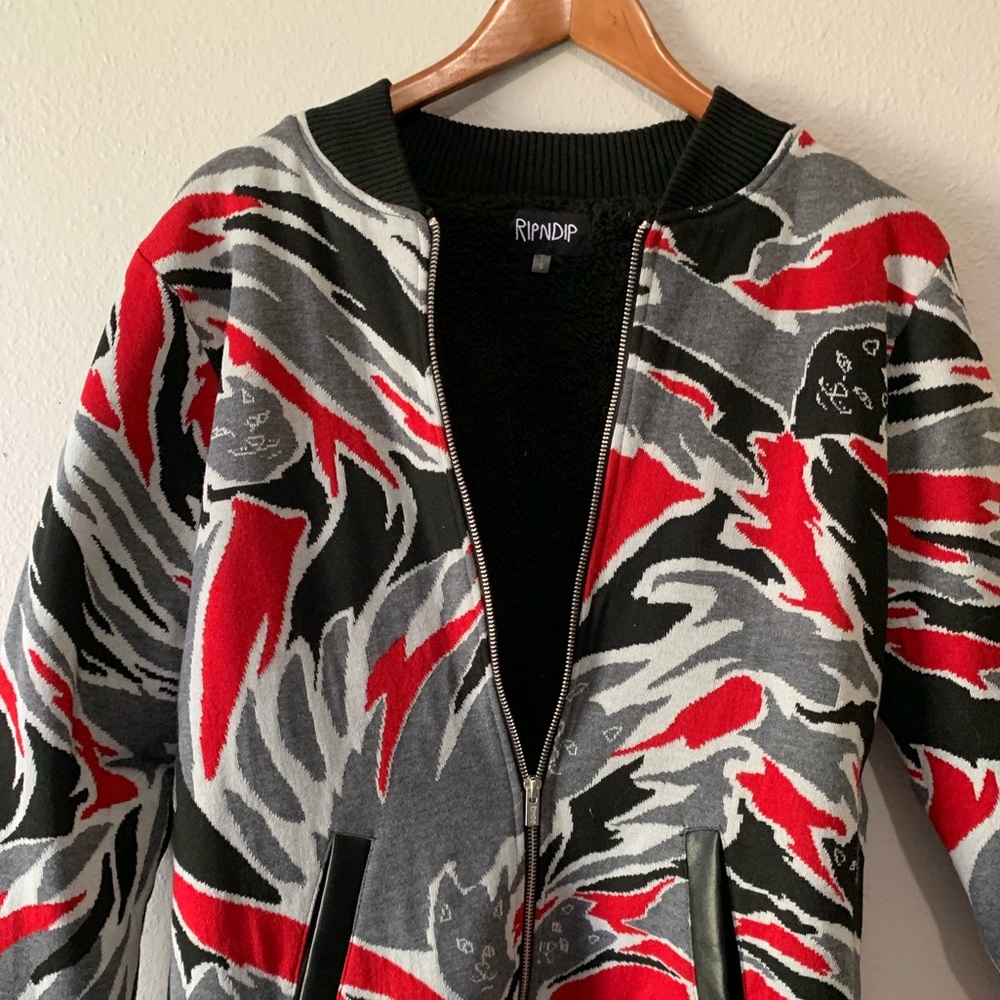 Rip n Dip Fur Lined Zip up Sweater